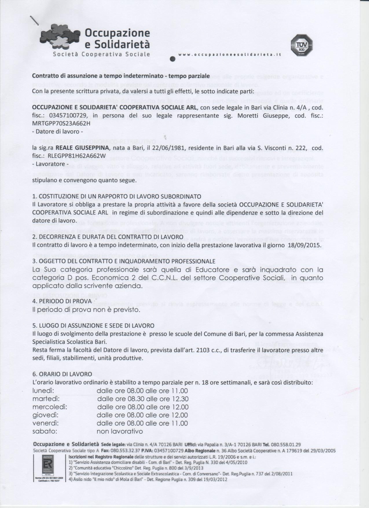 ATTESTATO OCCUPAZIONE SOLIDARIETA' IND 07