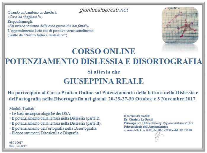 CORSO POTENZIAMENTO DISLESSIA 11